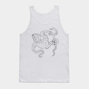 Dragon which strangle a snake Tank Top